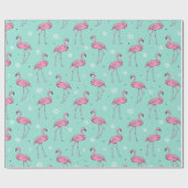 Flamingo Wrapping Paper Geschenkpapier (Flach)