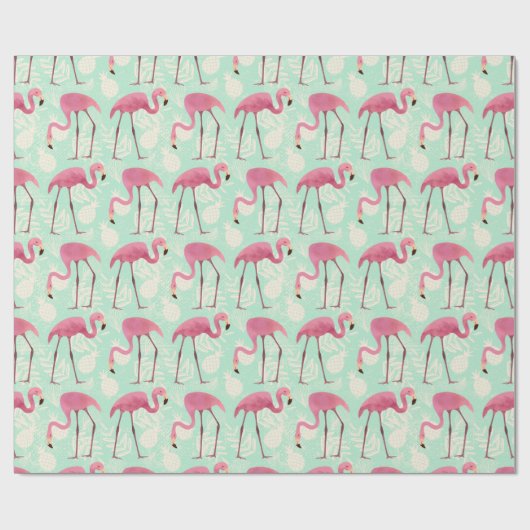 Flamingo Wrapping Paper Geschenkpapier (Flach)