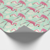 Flamingo Wrapping Paper Geschenkpapier (Ecke)