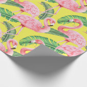 Flamingo Wrapping Paper Geschenkpapier (Ecke)