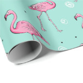 Flamingo Wrapping Paper Geschenkpapier (Rolleneckpunkt)