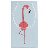 FLAMINGO-YOGA KLEINE GESCHENKTÜTE (Rückseite)