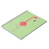 FLAMINGO YOGA NOTIZBLOCK (Linke Seite)