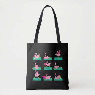 Flamingo Yoga Posen Meditation Übungen Tasche
