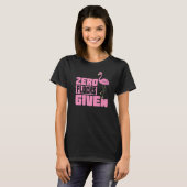 Flamingo Zero Flocks gegeben T-Shirt (Vorne ganz)