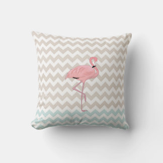 Flamingo Zickzack Accent Pillow Kissen