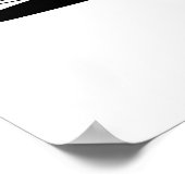 Flamingo ziehen poster (Ecke)