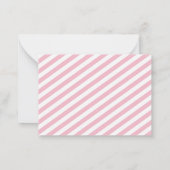 Flamingo Zigzag Vielen Dank an Ihre Karten (Rückseite)