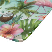 Flamingo Zuflucht Schneidebrett (Ecke)
