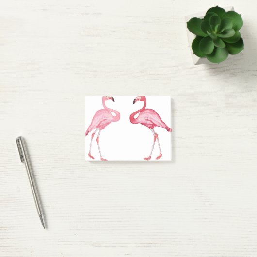 Flamingo zwei post-it klebezettel (Büro)