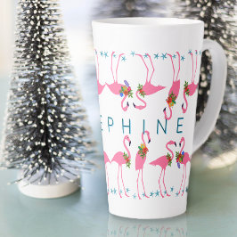 Flamingoes Ansammlung Tall Milchtasse