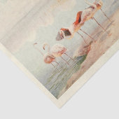 Flamingoes Bird Ephemera Decoupage Seidenpapier (Ausschnitt)