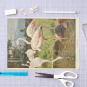 Flamingoes Bird Ephemera Decoupage Seidenpapier (Handwerk)