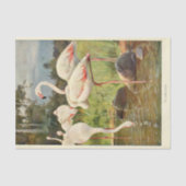 Flamingoes Bird Ephemera Decoupage Seidenpapier (Vorderseite)