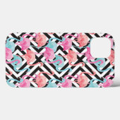 Flamingoes on Bold Design Pattern Case-Mate iPhone Hülle (Rückseite (Horizontal))
