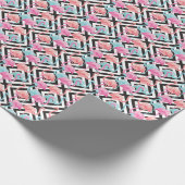 Flamingoes on Bold Design Pattern Geschenkpapier (Ecke)