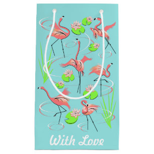 FlamingoFandango mit der Liebegeschenktasche klein Kleine Geschenktüte