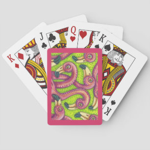 FlamingoFling bunte rosa SPIELKARTEN