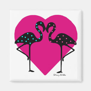 Flamingoliebhabermagnet Magnet