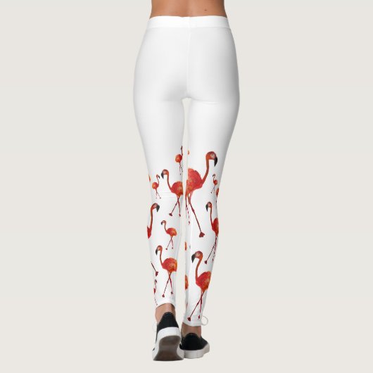 Flamingomanie Leggings (Rückseite)
