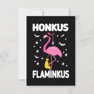 Flamingoo Honkus Flaminkus Halloween Flamingoo Dankeskarte