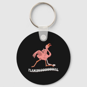Flamingoooal Flamingo Ice Hockey Schlüsselanhänger