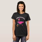 Flamingooooal Flamingo Männer- oder Frauens Fußbal T-Shirt (Vorne ganz)