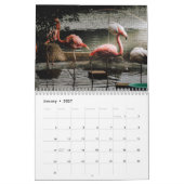 Flamingos 2027 kalender (Jan 2027)