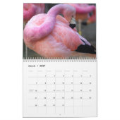 Flamingos 2027 kalender (Mär 2027)