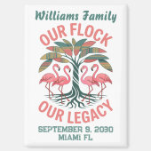 Flamingos African American Family Legacy Wiederseh Magnet (Vorderseite)