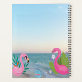 Flamingos am Meer Planer (Rückseite)
