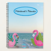 Flamingos am Meer Planer (Vorderseite)