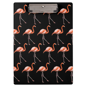 Flamingos anpassen klemmbrett