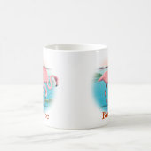 Flamingos auf der Karibikinsel Bonaire Kaffeetasse (Mittel)