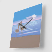 Flamingos auf der Uhr am Beach Square (Winkel)