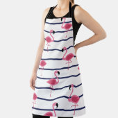 Flamingos auf einer Schürze des Marschstreifens (InSitu)