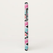 Flamingos auf mutigem Entwurfs-Muster Case-Mate iPhone Hülle (Hinten/Links)