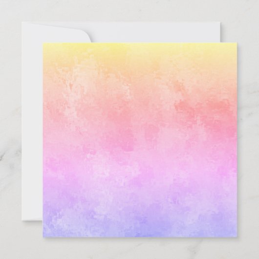 Flamingos auf Parade Flat Greeting Card Karte (Rückseite)