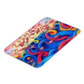 Flamingos auf See, Magnet (Linke Seite)