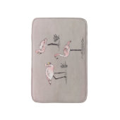 Flamingos Badematte (Vorderseite Vertikal)
