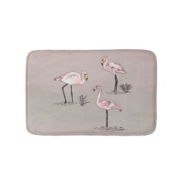 Flamingos Badematte