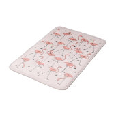 Flamingos Badematte (Schrägansicht)