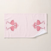 Flamingos Badhandtuch Set (Handtuch)