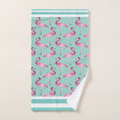 Flamingos Badhandtuch Set (Handtuch)
