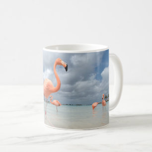 Flamingos Beach Aruba Kaffeetasse