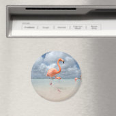 Flamingos Beach Aruba Magnet (In Situ (Geschirrspüler))
