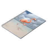 Flamingos Beach Aruba Notizblock (Linke Seite)