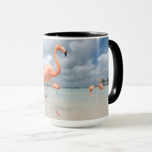 Flamingos Beach Aruba Tasse