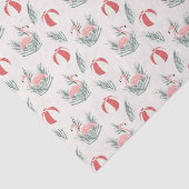 Flamingos & Beach Balls (Design 65 Pink Serie) Seidenpapier (Ausschnitt)