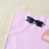 Flamingos Beach Handtuch (Beispiel)